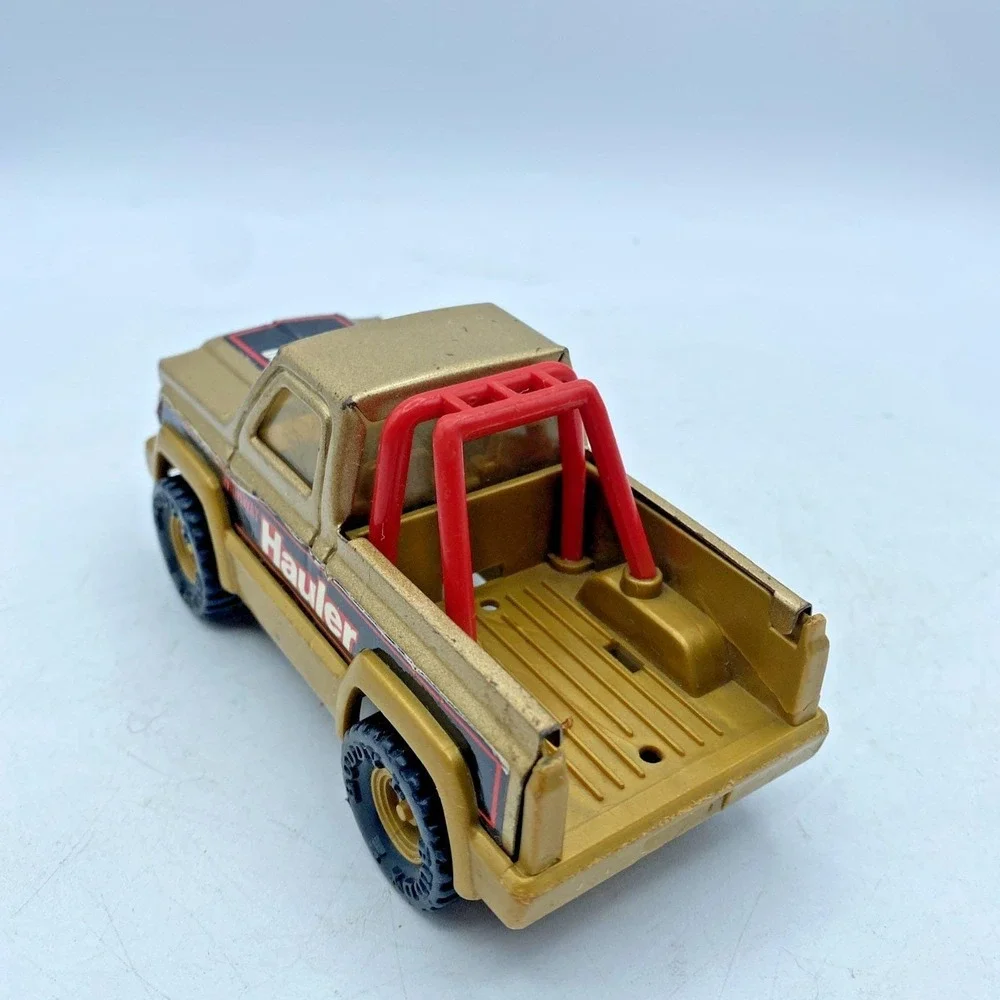 Vintage‎ 1981 Buddy L Mighty Hauler Gold Pickup Truck Toy Die-Cast Metal 4x4